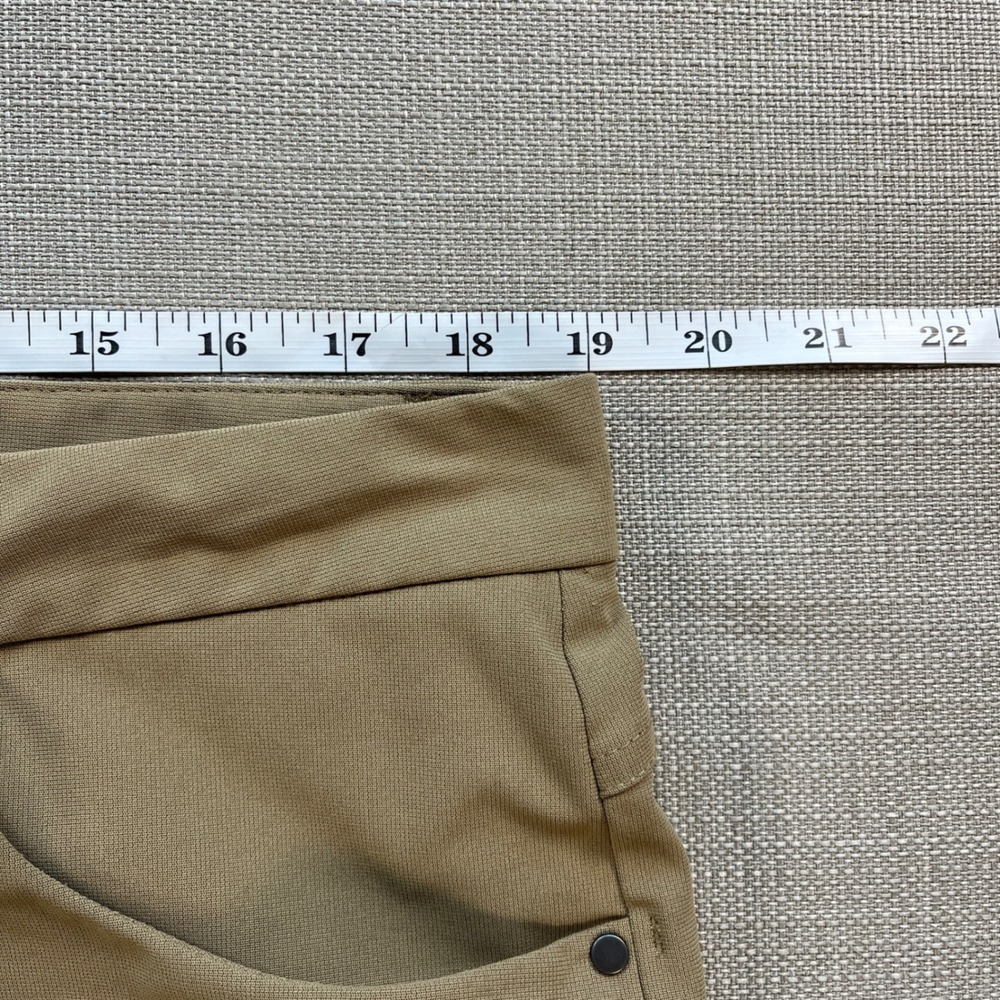 VRST Slim Fit Commuter Pants Mens 38x30 Khaki Tan Technical Stretch Chino - Picture 5 of 6